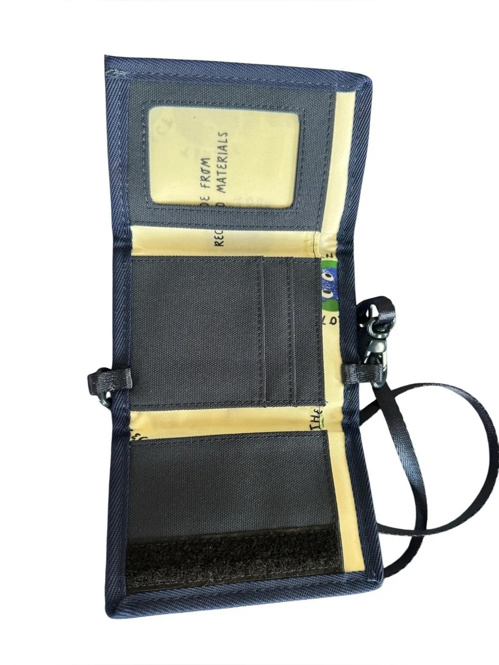 Camouflage Compact Wallet with cross strap